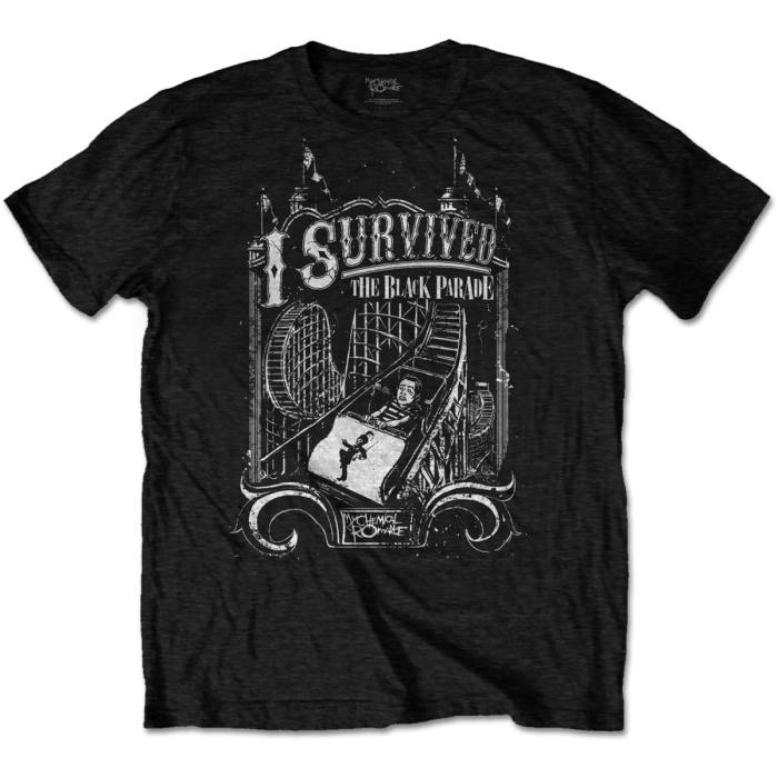 My Chemical Romance Unisex T-shirt: I Survived The Black Parade (Črna) 96283