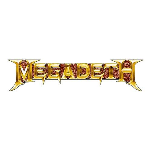Megadeth Gold Logo Broška 96482