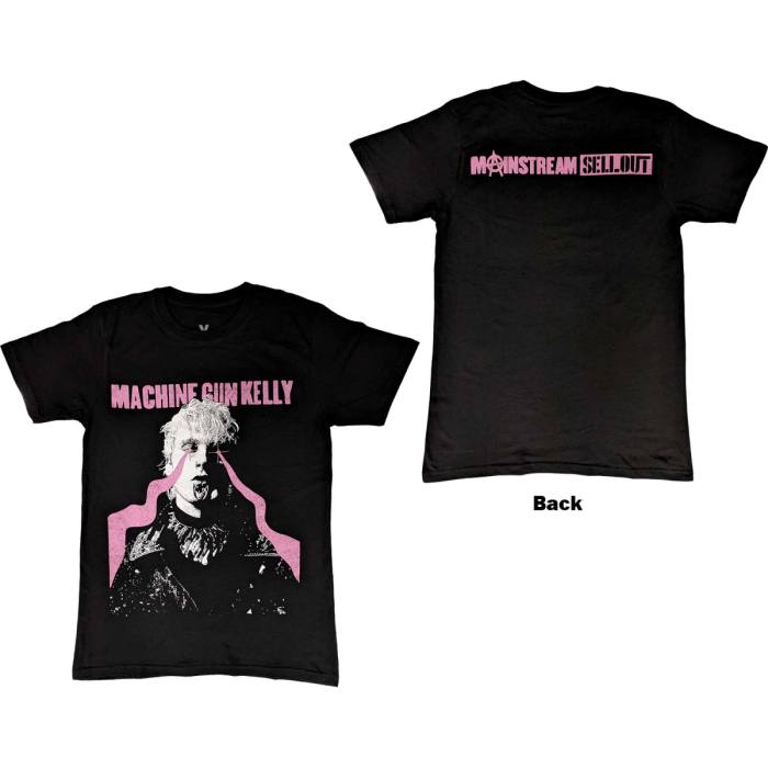 Machine Gun Kelly Unisex T-Shirt: Laser Eye (Black) (Back Print) 96856