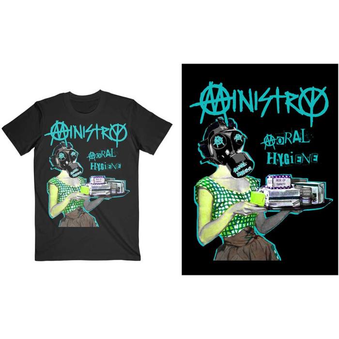 Ministry Unisex T-Shirt: Moral Hygiene Gasmask (Black) 238040