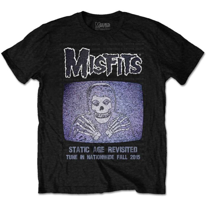 Misfits Unisex T-Shirt: Static (Black) 97379