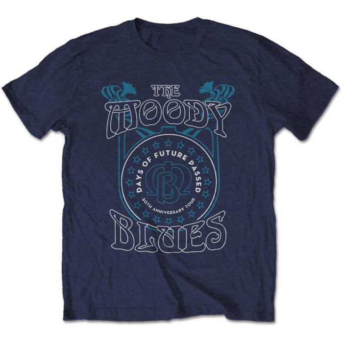 The Moody Blues T-shirt Days of Future Passed Tour (Navy Blue) 97611