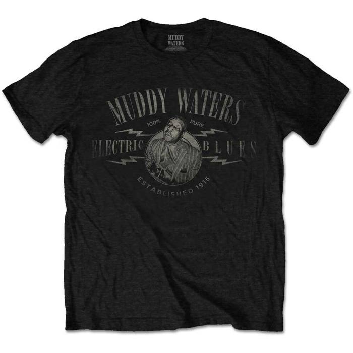Muddy Waters Unisex T-Shirt: Electric Blues Vintage (Black) 97862