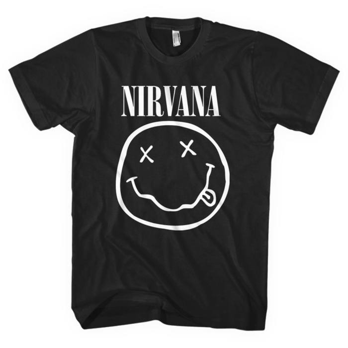 White Smiley Nirvana T-shirt 98244