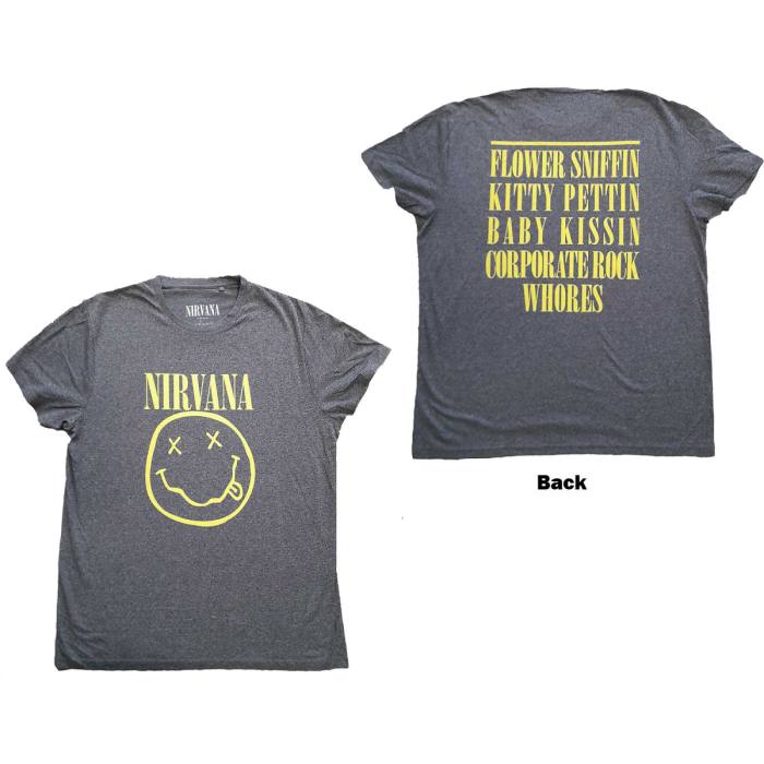 Yellow Smiley T-shirt - Nirvana 98305
