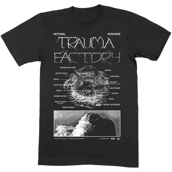 Nothing,Nowhere T-shirt Trauma Factory V.2 (črna) 98609