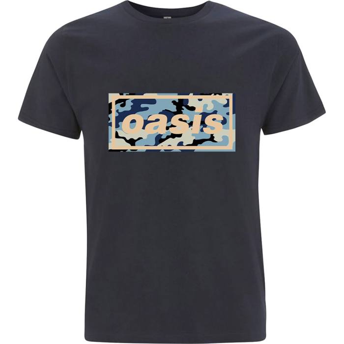 Oasis Unisex T-Shirt: Camo Logo 98716