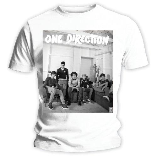 One Direction Girlie shirt Band Lounge Black & White 98835