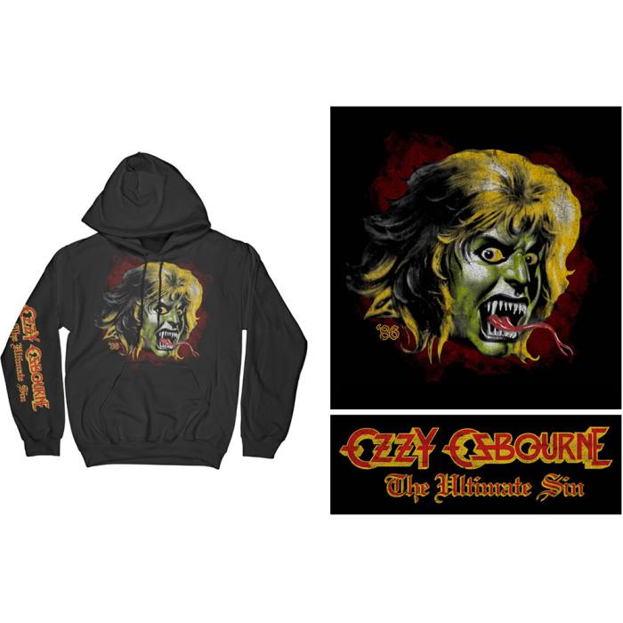 Ozzy Osbourne Hoodie: Ozzy Demon (črna) 98876