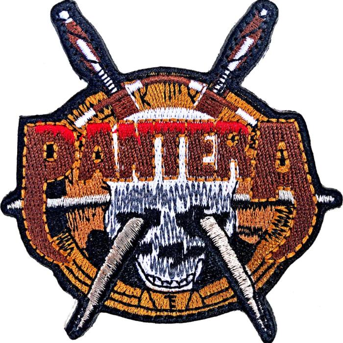 Pantera Standard Patch: Skull Knives 99063