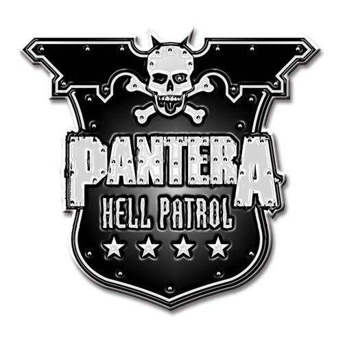 Pantera Pin Badge: Hell Patrol Shield 99074