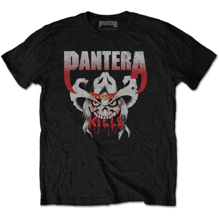Pantera Unisex T-shirt Kills Tour 1990 črna Velikost L 99173