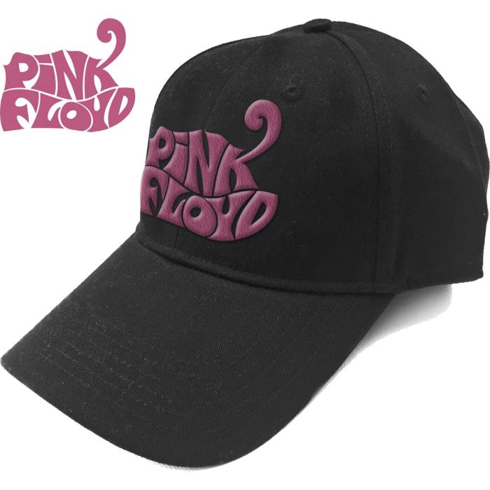 Pink Floyd Unisex Baseball Cap: Retro Swirl Logo (Black) 99486