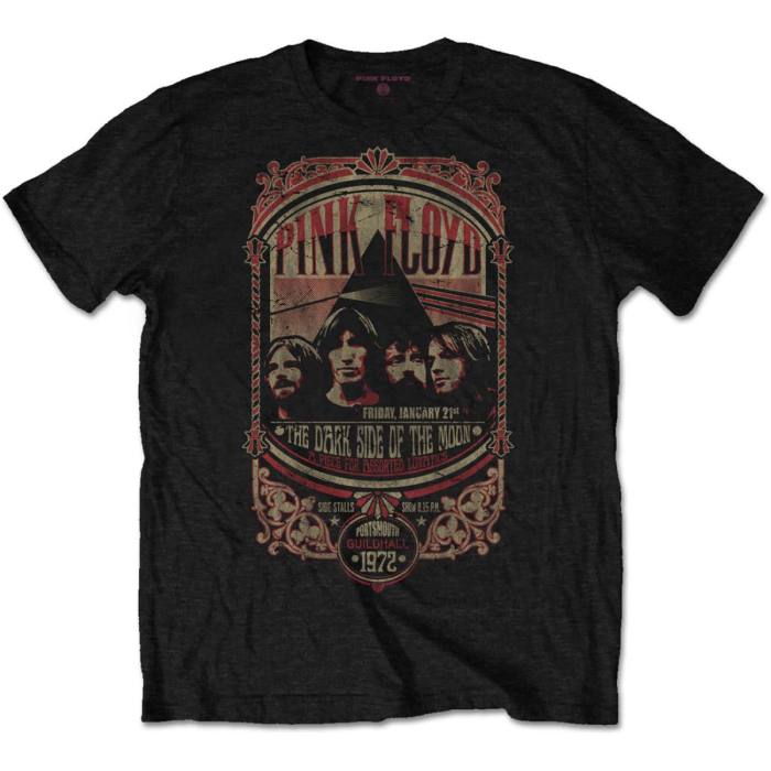 T-shirt Pink Floyd Portsmouth 1972 99629