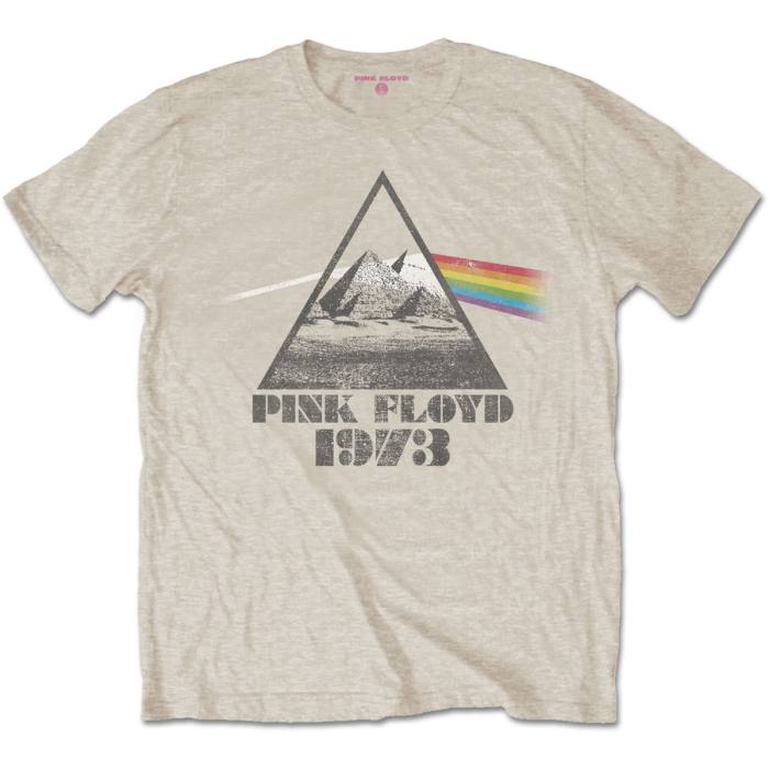 Pink Floyd Unisex T-shirt: Pyramids (peščena) 99665