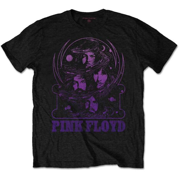 Purple Swirl Faces T-shirt Pink Floyd 99706