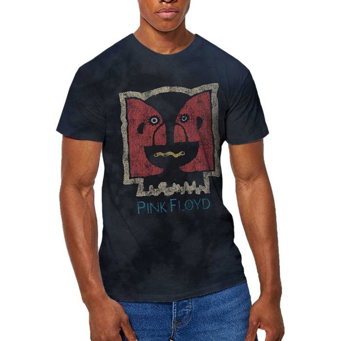 Pink Floyd Unisex T-shirt Division Bell Vintage (črna Dip Dye) 99813