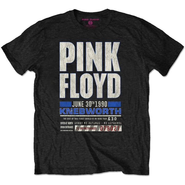 Pink Floyd T-shirt: Knebworth '90 Blue (Black) 99825