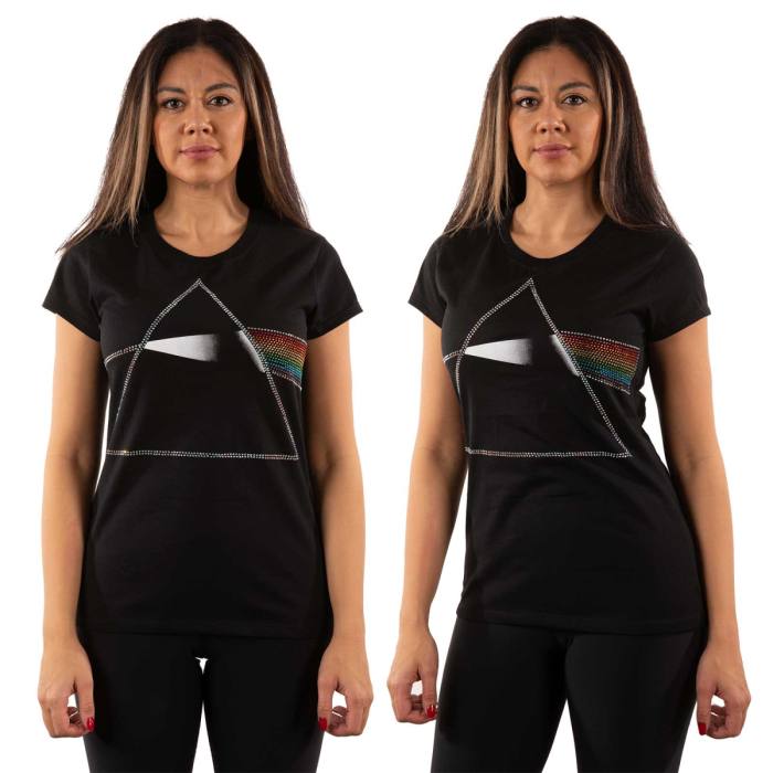 Dark Side Of The Moon Pink Floyd - Girlie T-shirt 99837