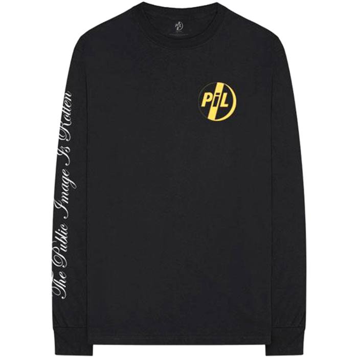PIL (Public Image Ltd) Unisex Long Sleeve T-shirt: Image Is Rotten (črna) 100190