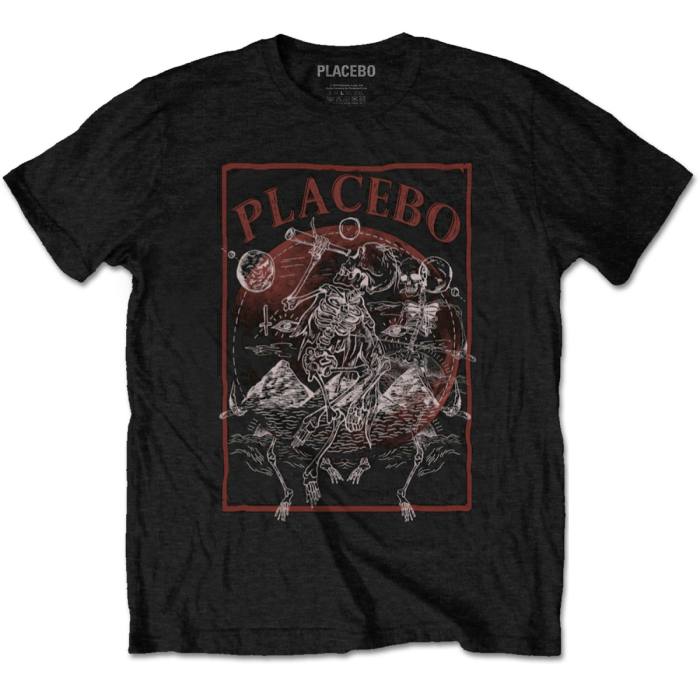 Placebo T-shirt: Astro Skeletons (črna) 100271