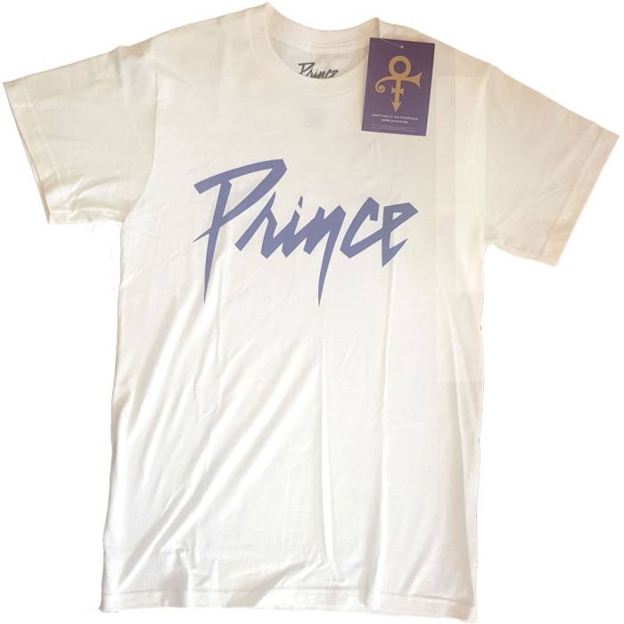 Prince T-shirt: Classic Logo (bela) 100491