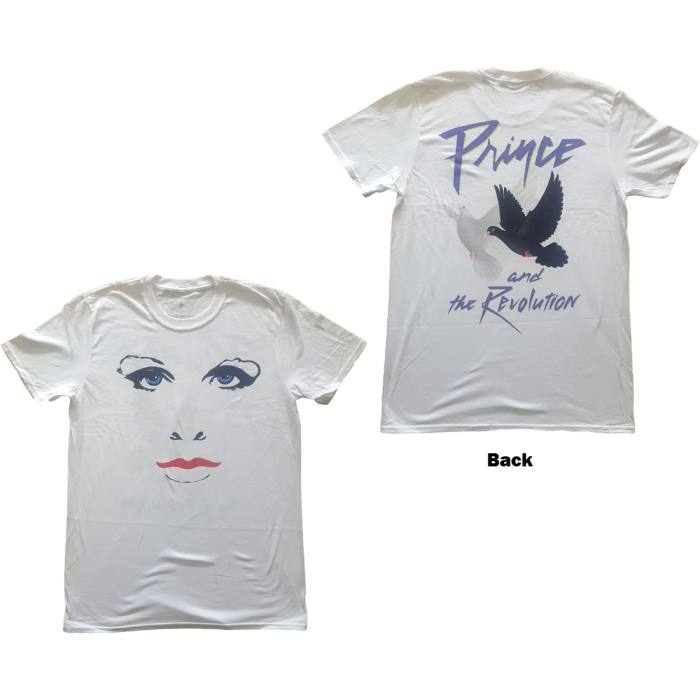 Prince T-shirt: Faces & Doves 100566