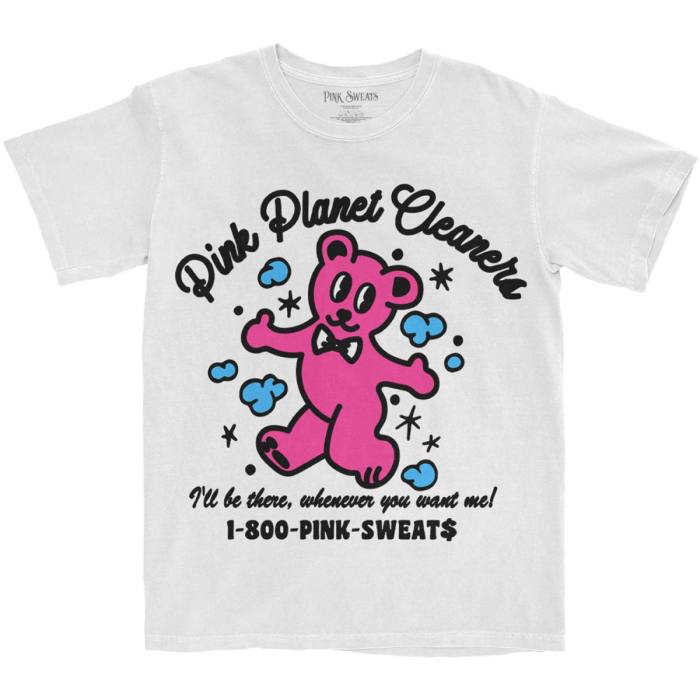 Pink Sweats T-shirt Pink Cleaners (bela) 100720
