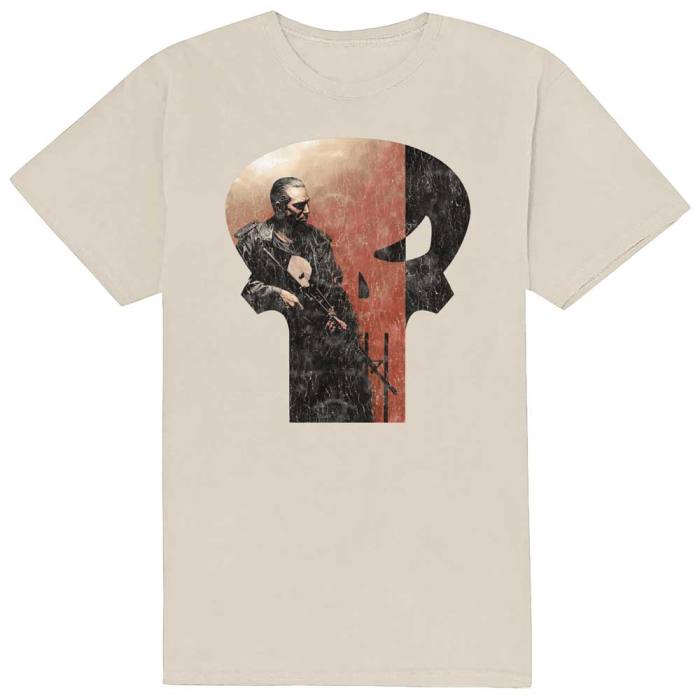 T-shirt Punisher: Skull Outline Character 100819