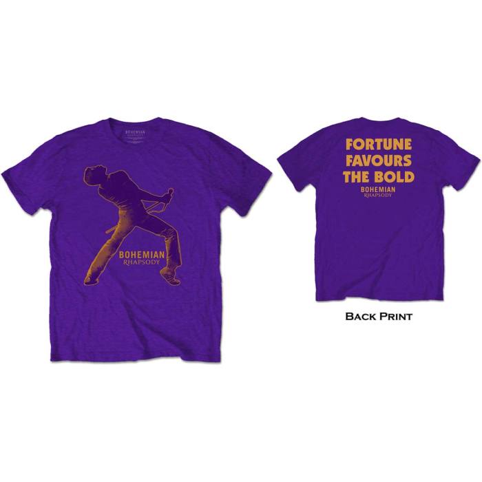 Queen Unisex T-Shirt: Fortune (Purple) 101343