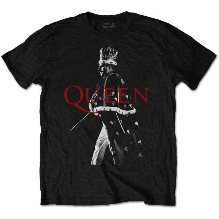 Queen T-shirt Freddie Crown (črna) 101388
