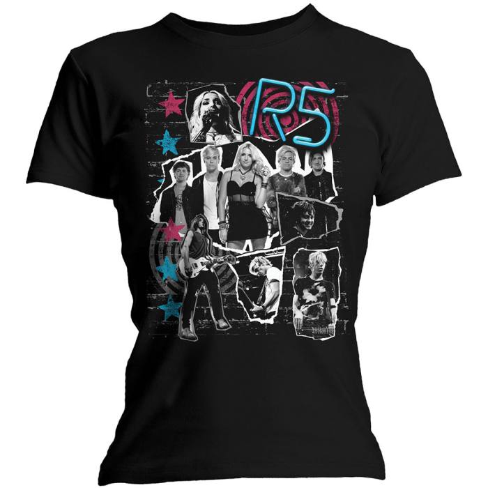 Girlie shirt R5 Grunge Collage 101642
