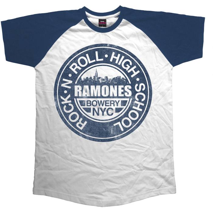 Ramones Bowery NYC Raglan T-shirt 101759