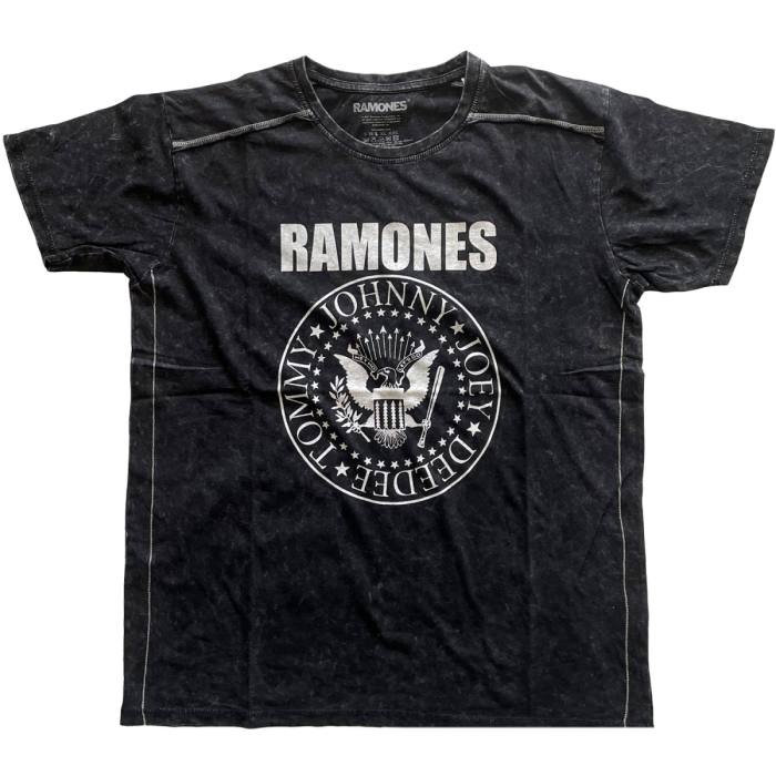 Ramones T-shirt Presidential Seal Wash (črna) 101765