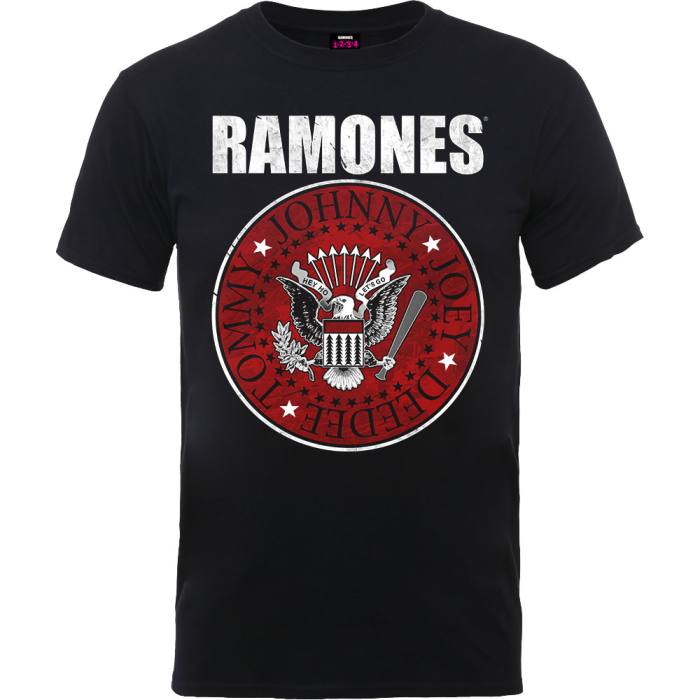 T-shirt Ramones Red Fill Seal 101974
