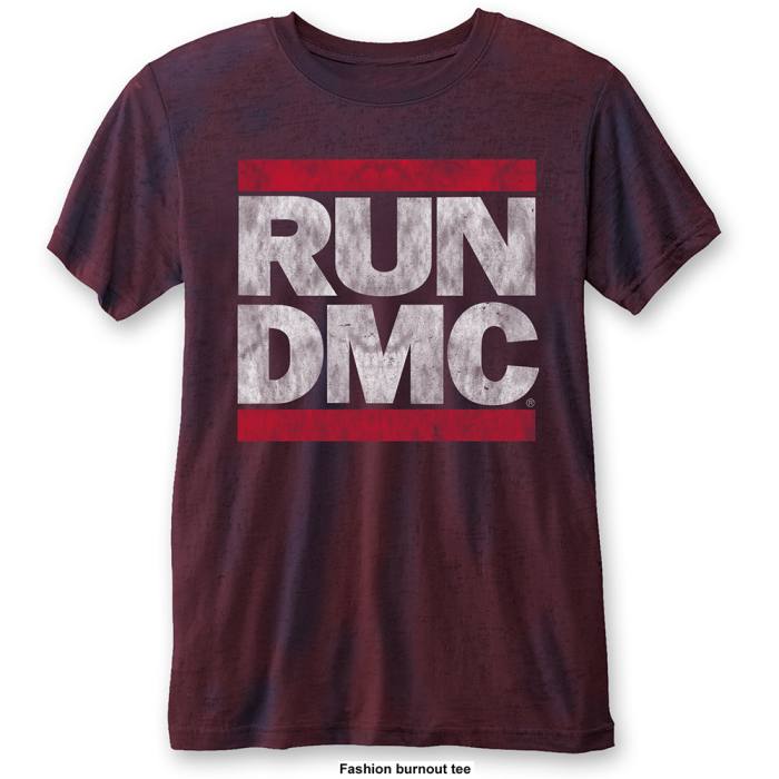 T-shirt Run DMC DMC Logo Burnout (navy/red) 102174
