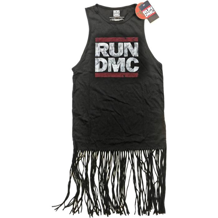 Ženska obleka Run Dmc Logo Vintage z resicami 102206