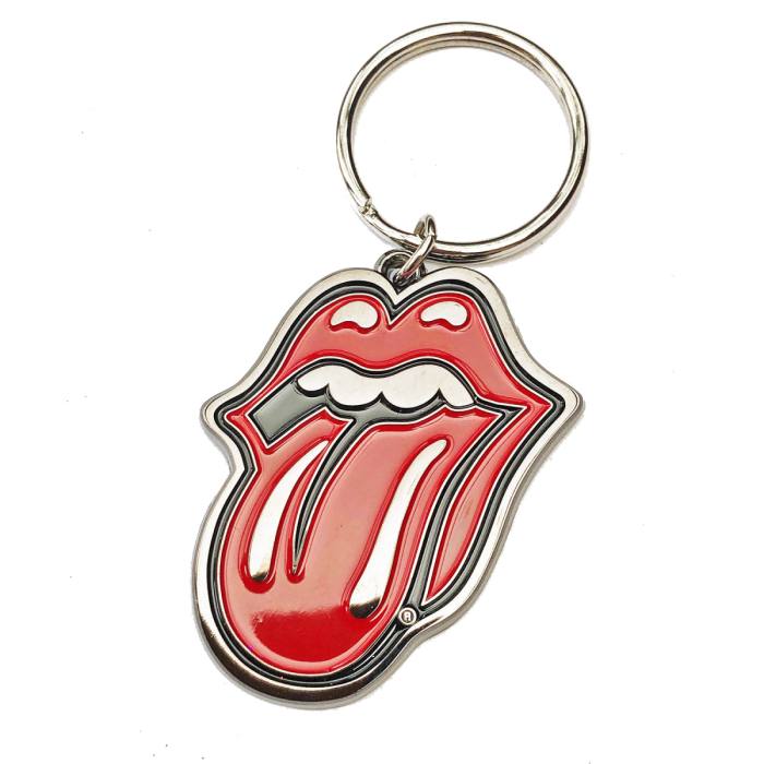 The Rolling Stones Keychain: Classic Tongue Metal 102675