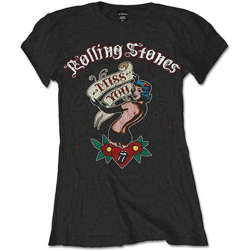 Girlie T-shirt Rolling Stones - Miss You 102887
