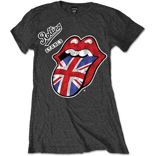 Girlie shirt Rolling Stones – Vintage British Tongue 102942