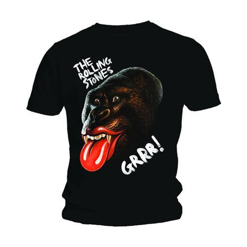 T-shirt The Rolling Stones Grrr Black Gorilla 103048