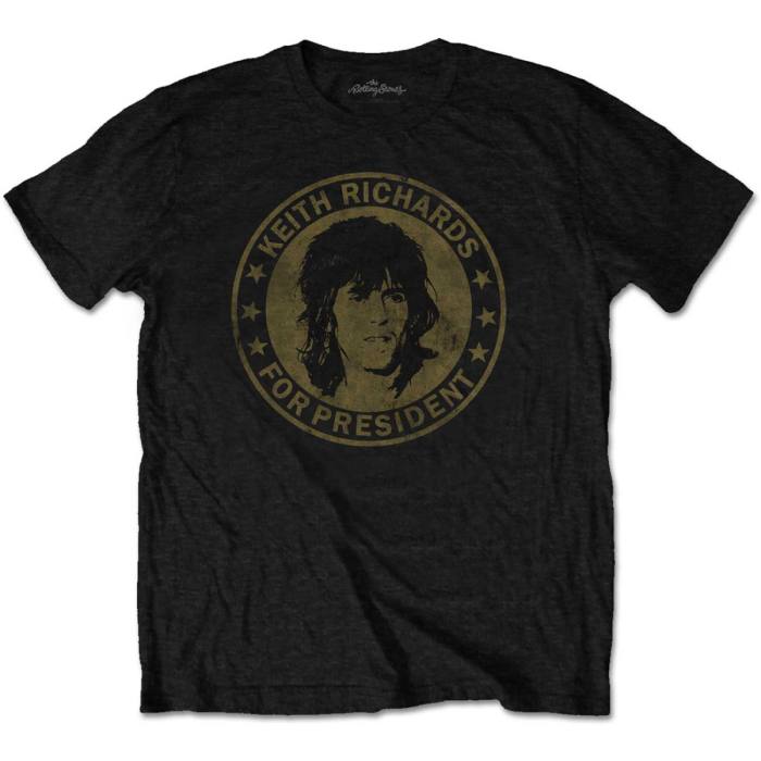 T-shirt Rolling Stones Keith for President 103100
