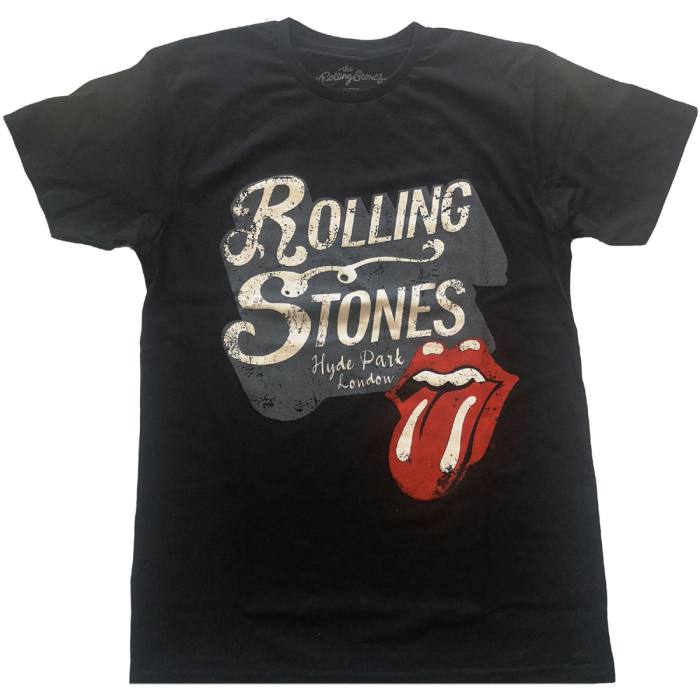 The Rolling Stones Unisex T-shirt: Hyde Park (črna) 103105