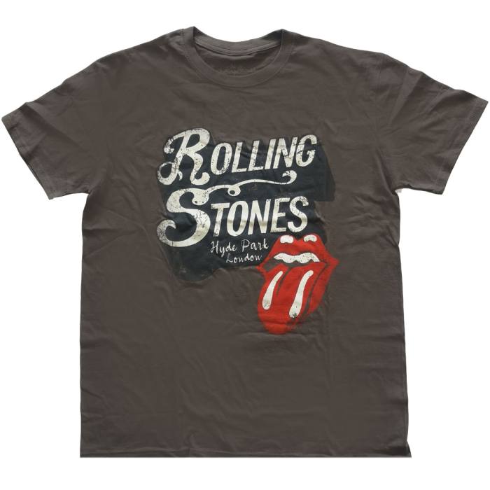 The Rolling Stones Unisex T-shirt: Hyde Park (siva) 103111