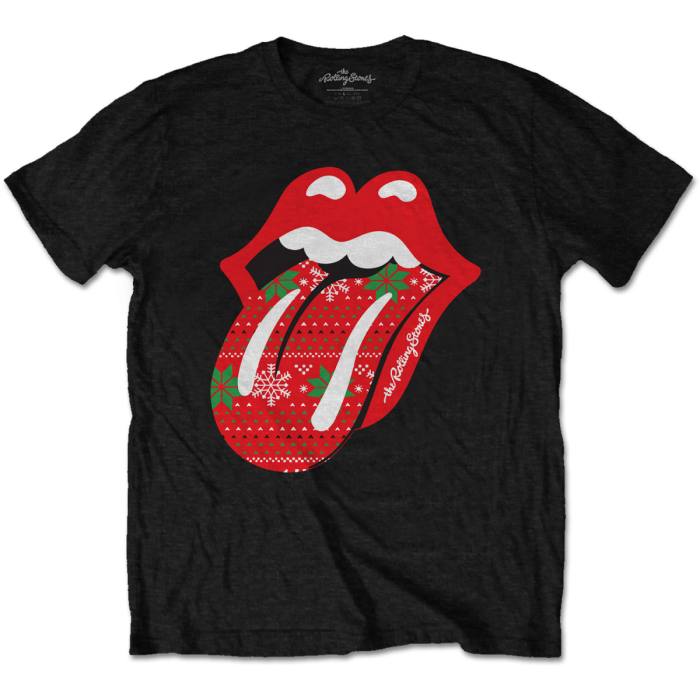 The Rolling Stones Christmas Tongue T-shirt 103244