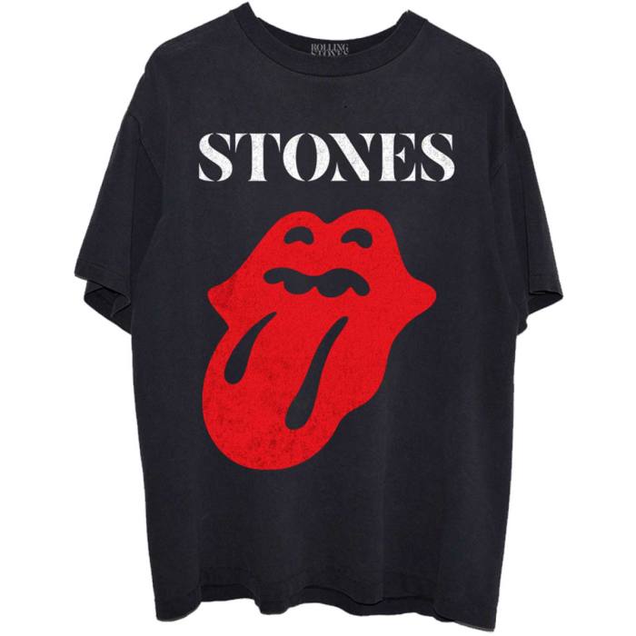 The Rolling Stones T-shirt Sixty Classic Vintage Solid Tongue 103440