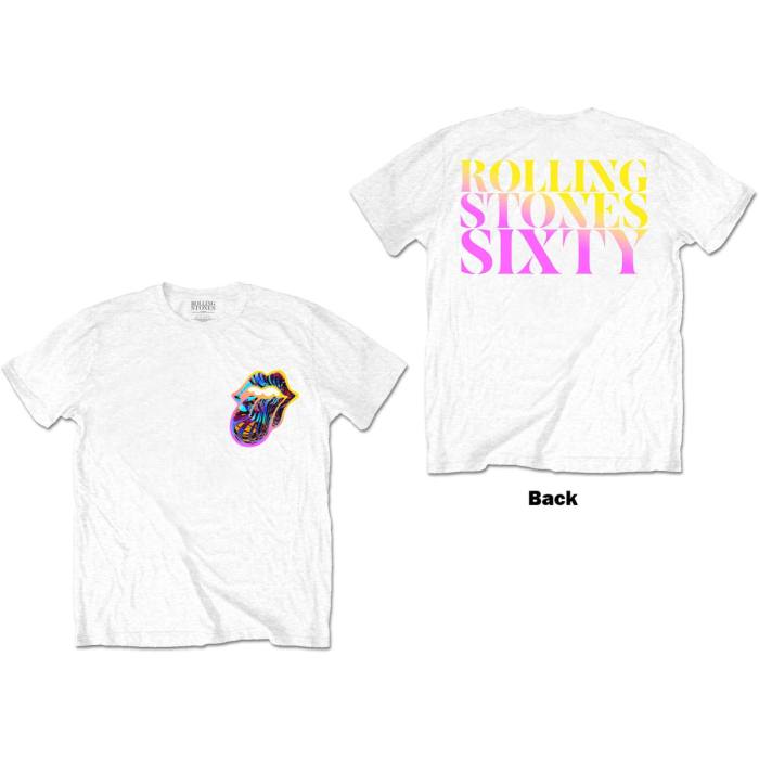 Sixty Gradient Text The Rolling Stones T-shirt 103470