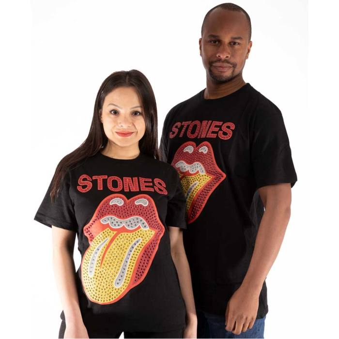 The Rolling Stones T-shirt: Dia Tongue (Črna) 103532