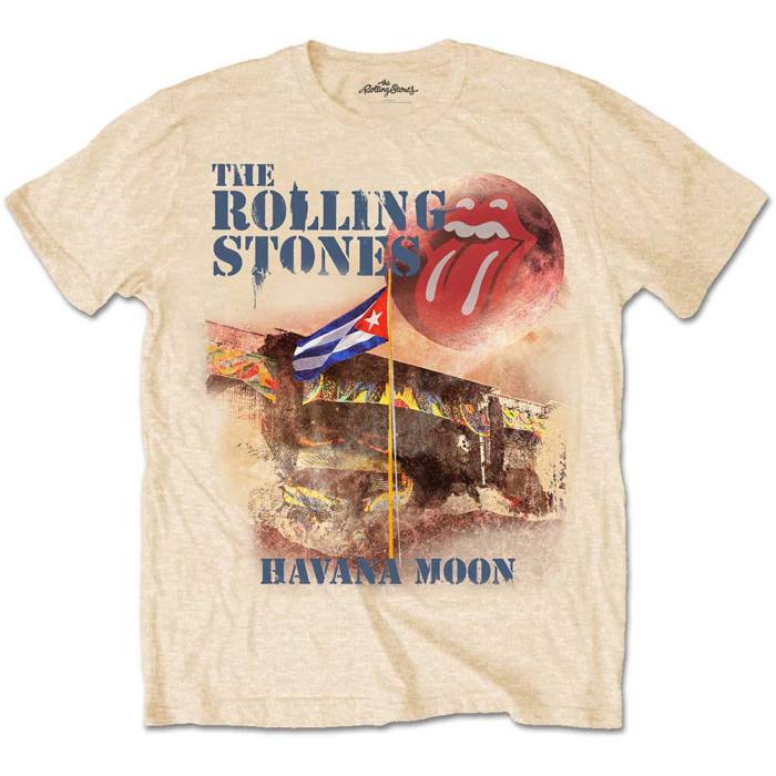 The Rolling Stones Unisex T-shirt: Havana Moon (vegas gold) 103710