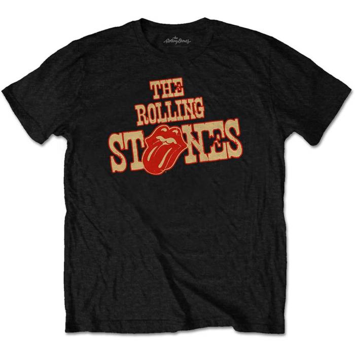 T-shirt The Rolling Stones – Wild West Logo (črna) 103764